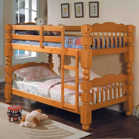 Traditional Twin Bunkbed